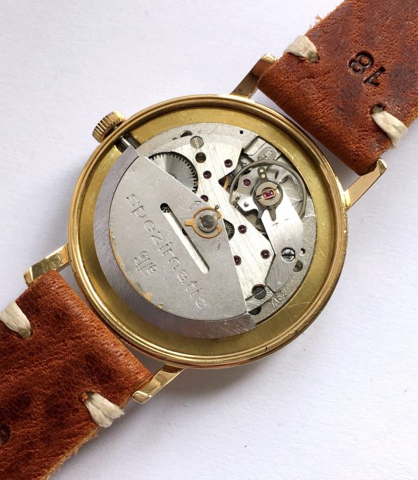 Vintage Glashütte Spezimatik Automatic silver dial Date