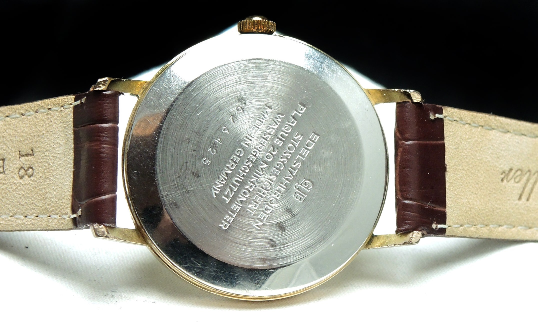 Wonderful Glashütte Spezimatik Automatic golden dial | Vintage Portfolio