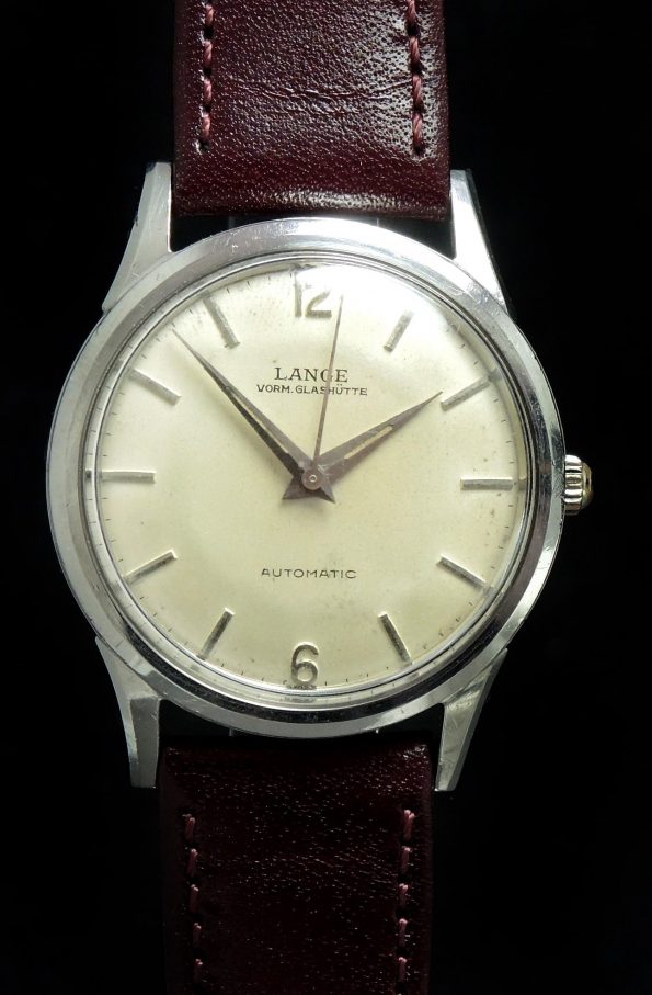 Rare 1960s Pre Lange Söhne Stainless Steel Automatic