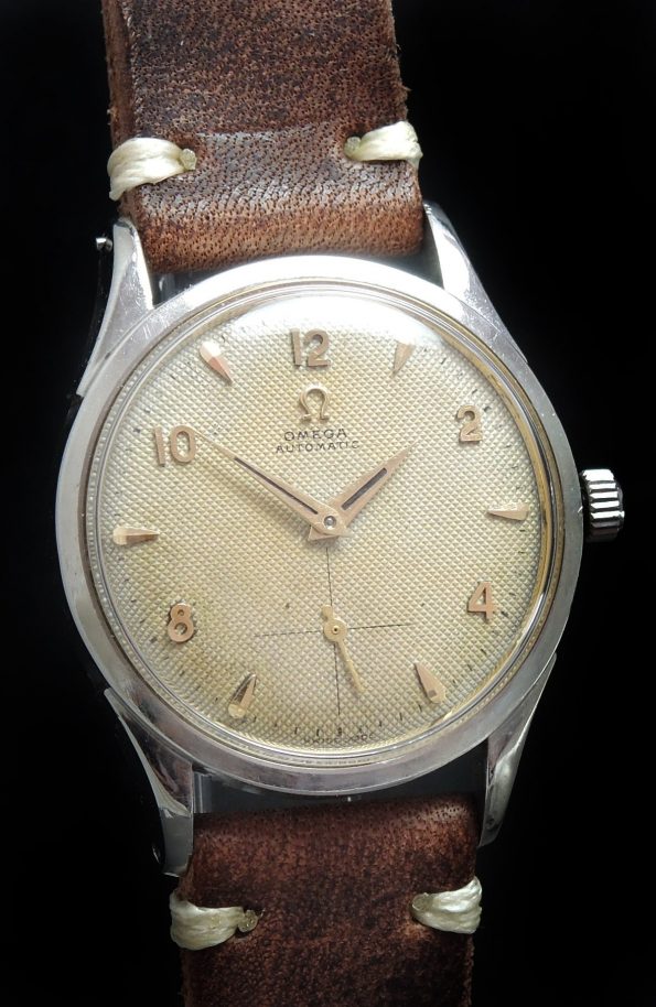 Vintage Omega Hammer Automatic Honeycomb Dial
