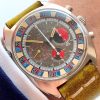 Serviced Omega Seamaster Soccer Watch Chronograph Extremely Rare ROULETTE Bezel