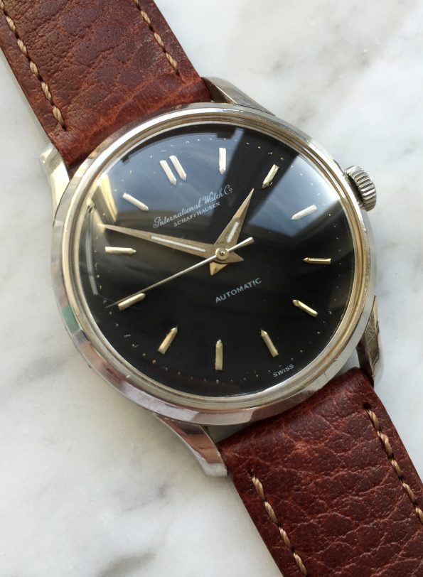 Fully Restored IWC Vintage Black Dial Automatic
