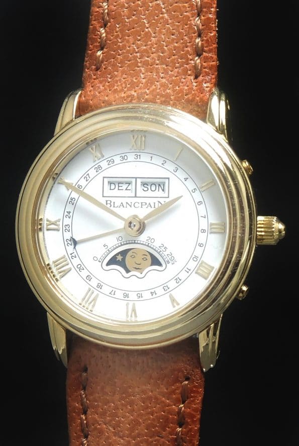 Amazing Blancpain Lady Triple Date Moonphase Solid Gold