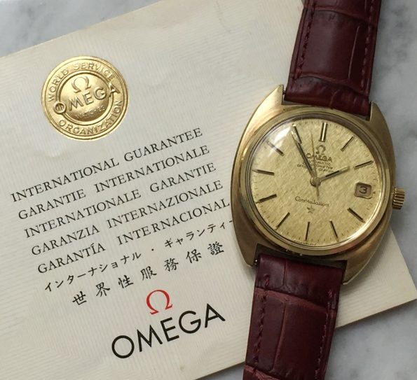 Vintage Omega Constellation Full Set Linen Dial