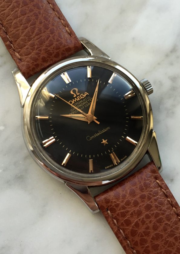 Serviced Omega Constellation Automatic Vintage black restored dial ...