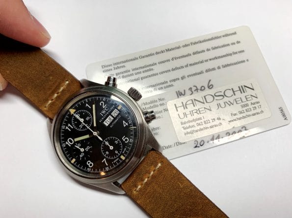 Servicierter IWC Flieger Chronograph Automatik mit Papieren