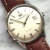 Perfect IWC Steel Linen Dial Automatic
