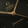 Restaurierte Omega Seamaster Automatik Stahl schwarzes Ziffernblatt