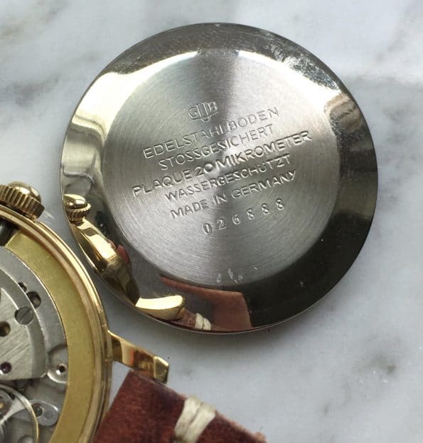 Vintage Glashütte Spezimatic automatic silver dial