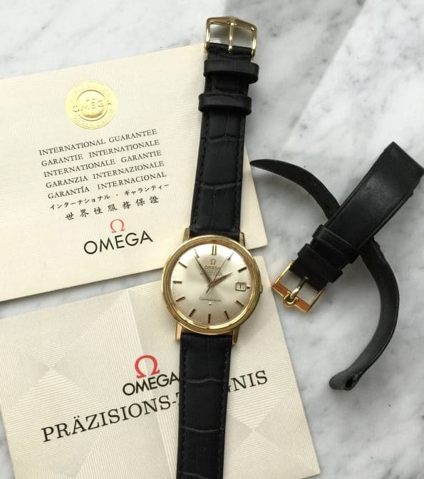 FULL SET Omega Constellation Solid Gold Full Set Box Papers