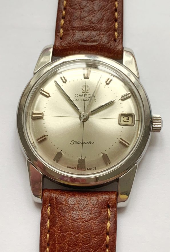 Vintage Omega Seamaster Automatic Date Crosshair Dial
