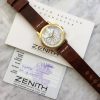Zenith el Primero Automatic Full Set Solid Gold and a Porcelain Dial