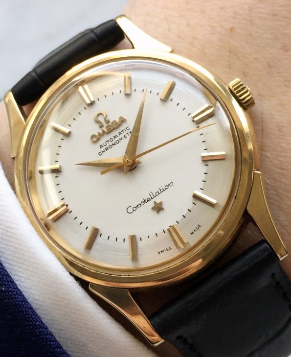 Beautiful Vintage Omega Constellation Automatic Solid Gold