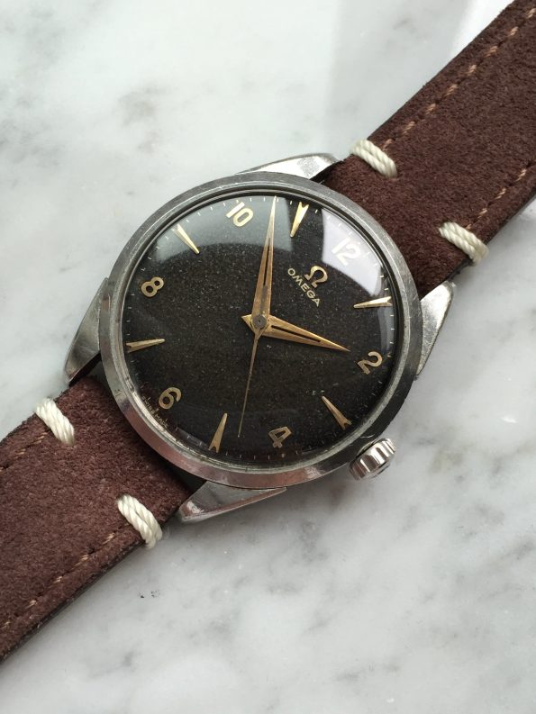 Rare Black unrestored dial – Omega Vintage 34mm