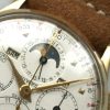 Solid Gold Universal Genève Tri-Compax Vintage Triple Date Moonphase Chronograph