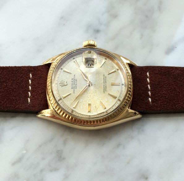 Vintage Rolex Datejust Solid Gold rare