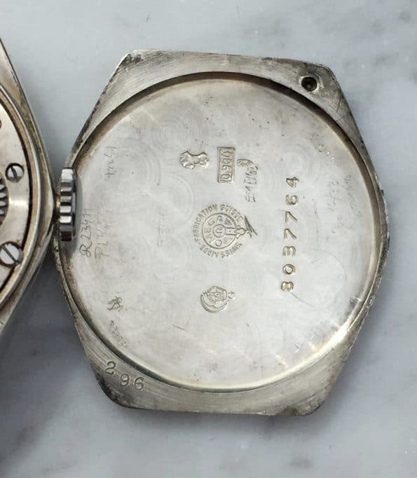 Seltene Omega WW1 Vintage Militäruhr Silbergehäuse