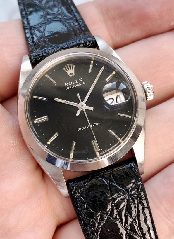 Unrestored BLACK Vintage Rolex 6694