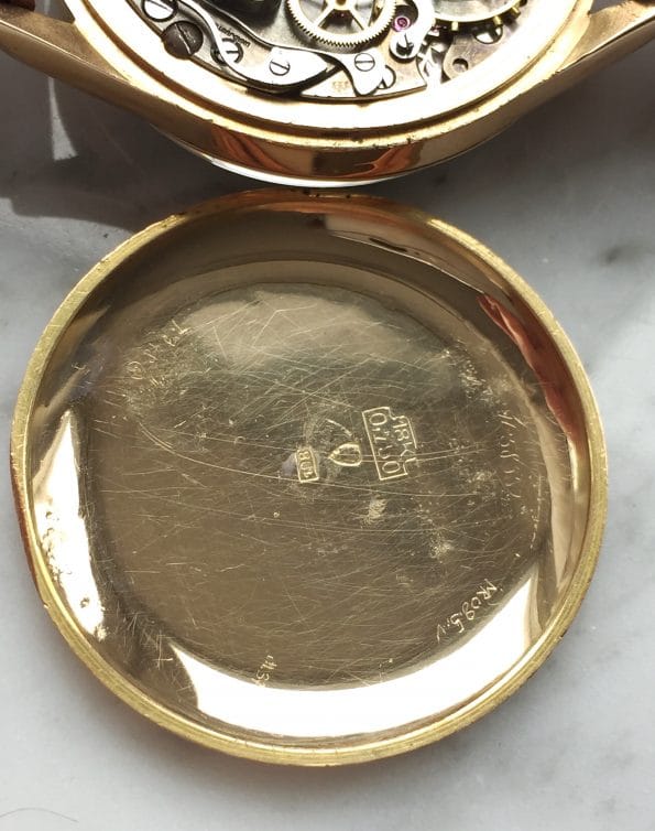 Vintage Breitling Premier Chronograph 787 18k Rose Gold
