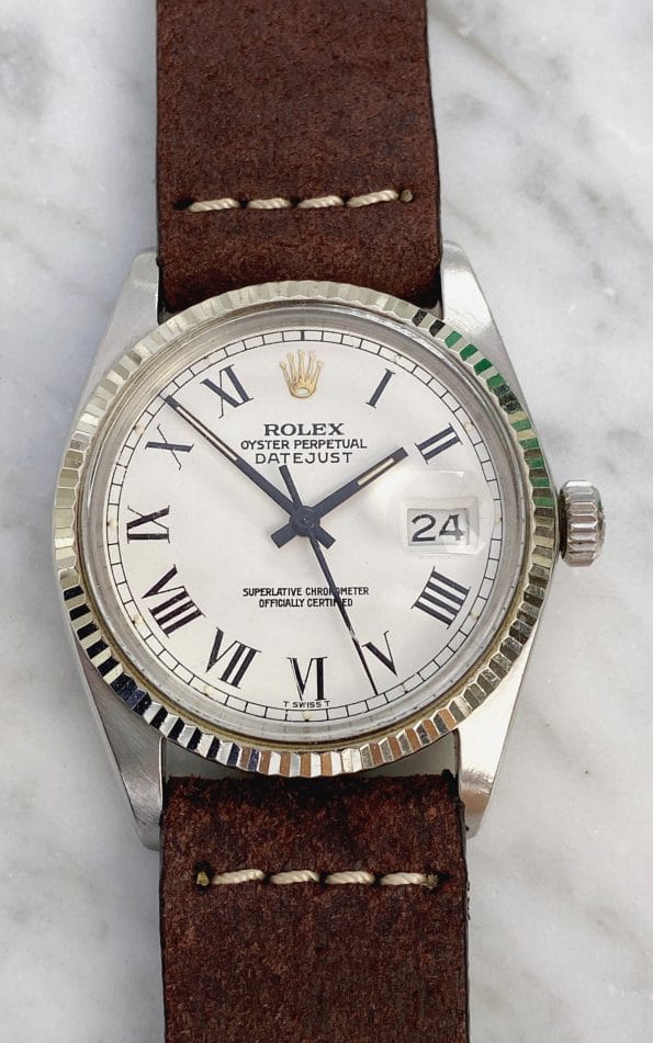 Tolle Vintage Rolex Datejust 1983 Buckley Dial 16014