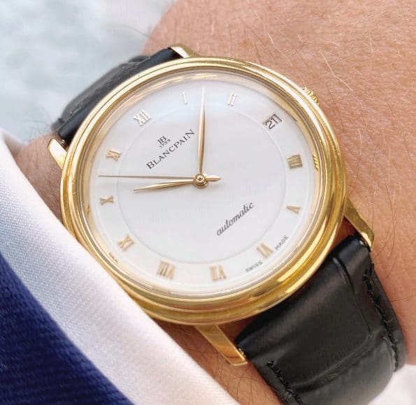 Beautiful Blancpain Villeret Solid 18ct Gold Automatic