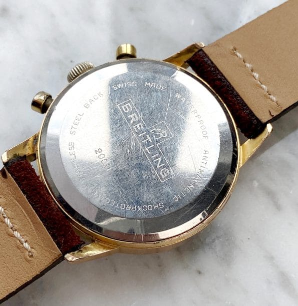 Top Vintage Breitling Top Time Chronograph Rosegoldvergoldet