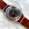 Serviced Great Enicar Sherpa 600 Diver Guide GMT Vintage ROULETTE Date GHOST Bezel