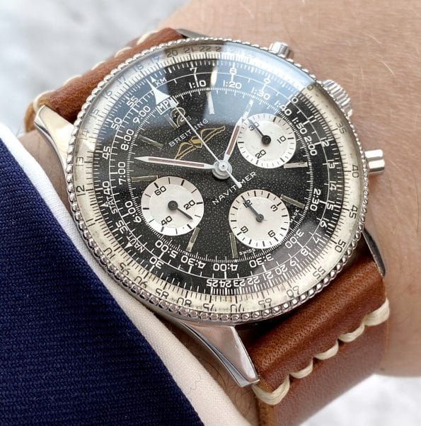 Attractive AOPA Breitling Navitimer Chronograph Ref 806 Vintage