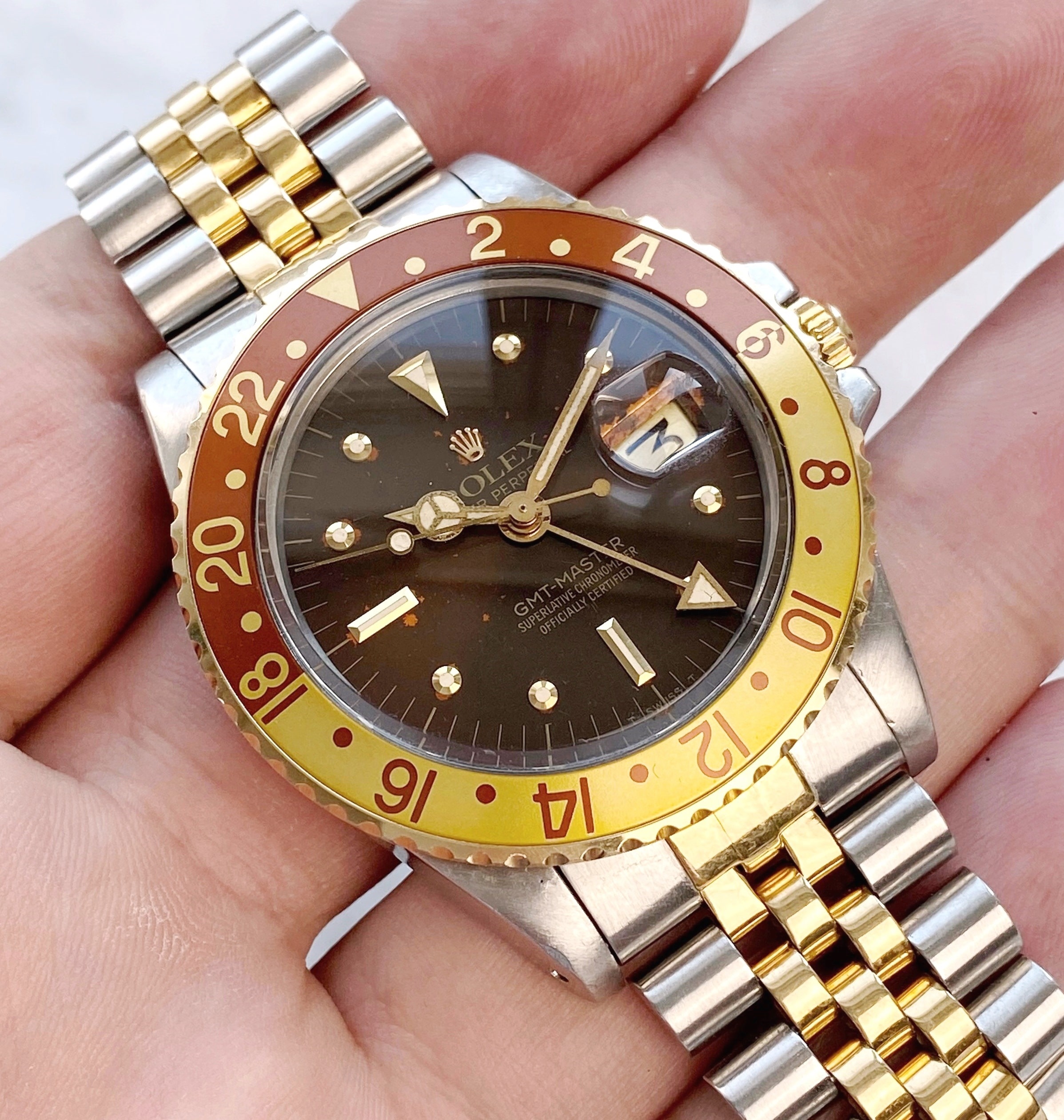 rolex gmt root beer for sale