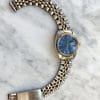 Beautiful Blue Dialed Rolex Datejust Steel Gold Lady 26mm