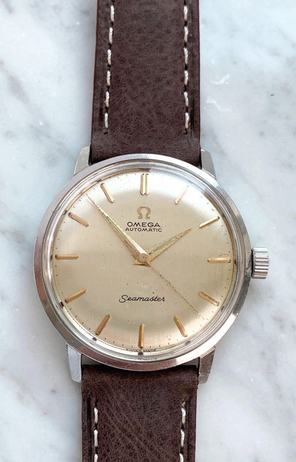 Cool Omega Seamaster Automatic Linen Dial
