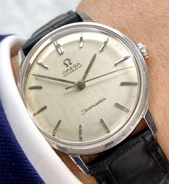 Vintage Omega Seamaster Automatic Linen Dial