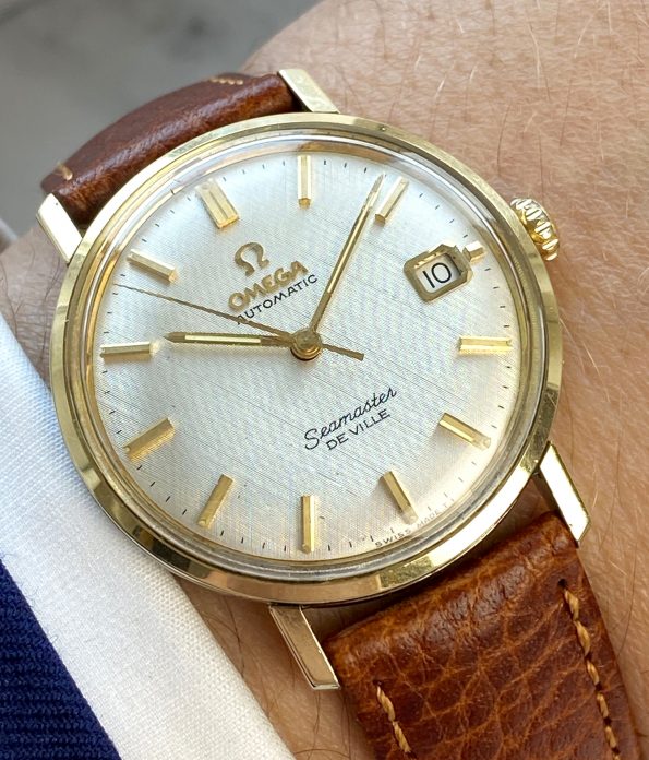 Stunning Omega Seamaster Automatic perfect Linen Dial