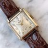 Uncommon Tank Rolex Lady Art Deco 9ct Solid ROSE Gold
