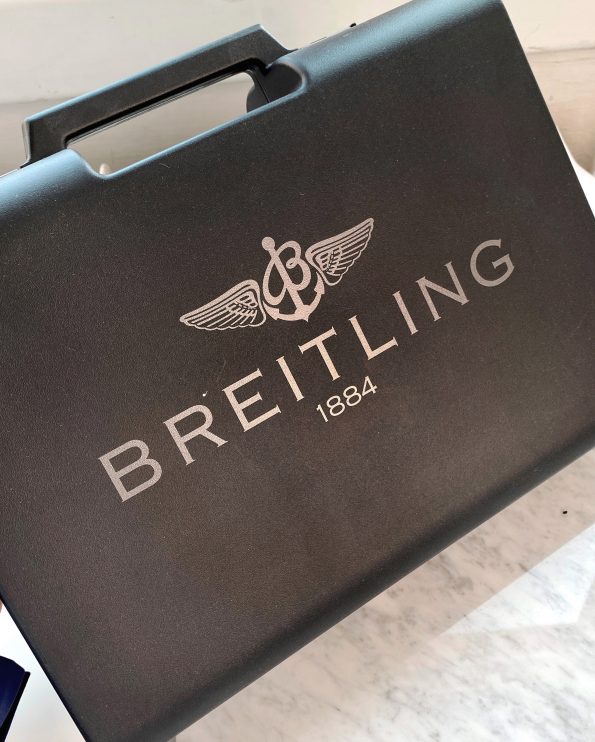 Seltene Breitling Emergency Orbiter Limitierte Auflage Full Set mit gesamter Service Historie