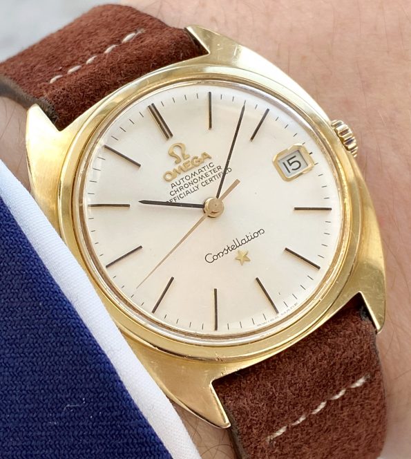 Solid Gold Omega Constellation Automatic Vintage Chronometer