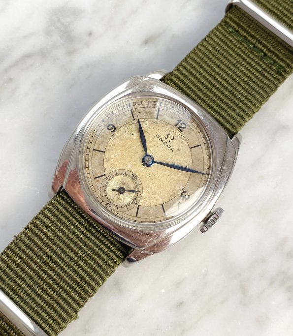 Superrare Vintage Omega Sector Dial Military