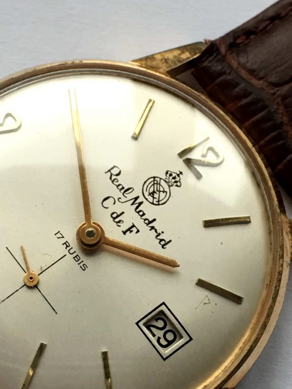 Seltene Real Madrid Vintage Uhr 1960