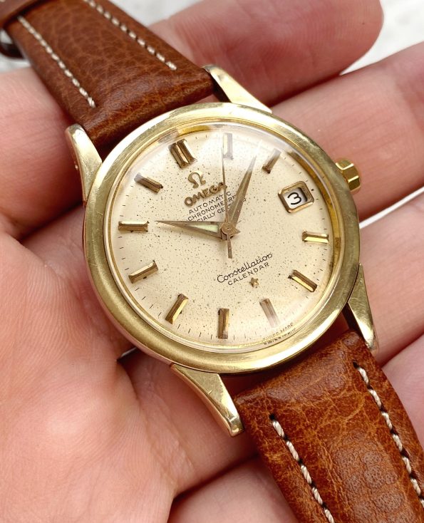 Gold Plated Omega Constellation Calendar Automatic Vintage