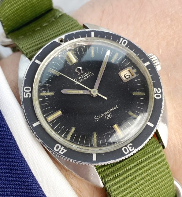 Military Style Omega Seamaster 120 Automatic Vintage Date