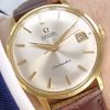 Gold Plated Vintage Omega Seamaster Automatic Date