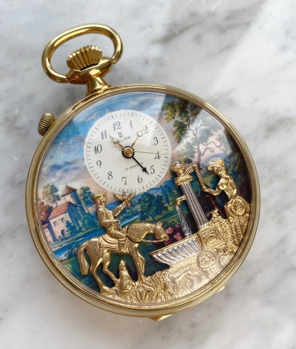 Reuge Musical Pocket Watch with Alarm