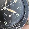 Vintage Heuer Bundeswehr Flieger Chronograph Military Numbered and Flyback
