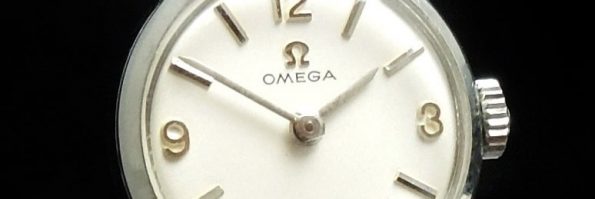 Tiny Omega Ladys watch Steel good condition