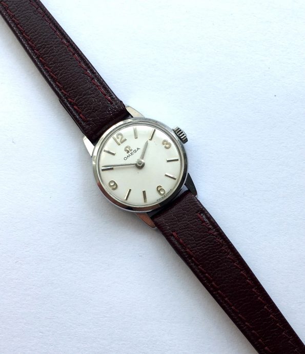 Tiny Omega Ladys watch Steel good condition