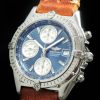 Breitling Chronomat blue dial box papers full set Automatic