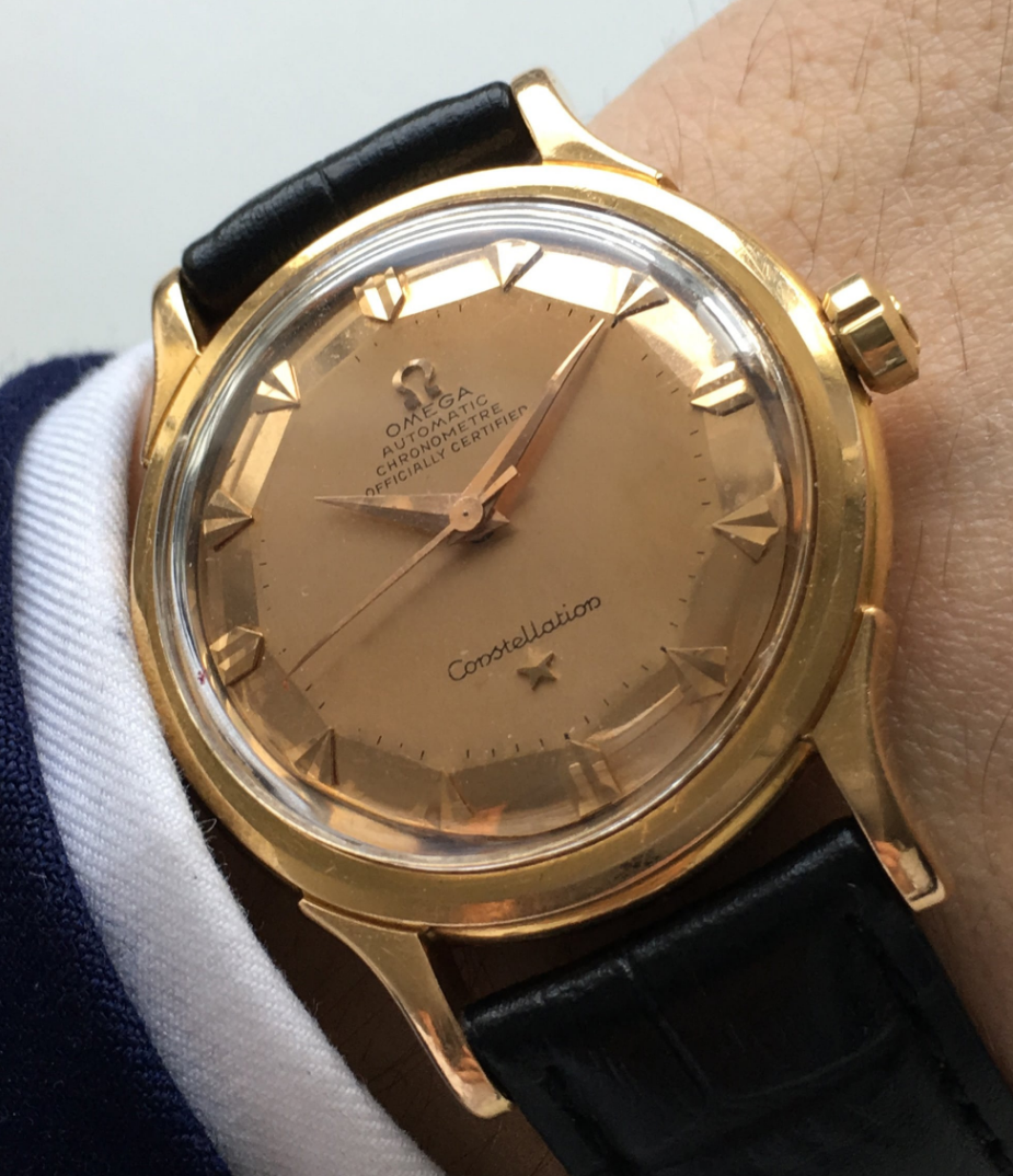 Pink Gold Omega Constellation De Luxe 