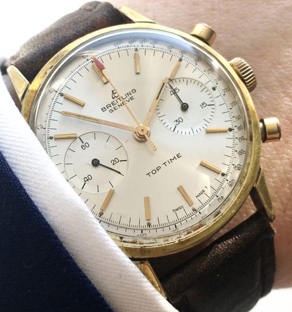 Vergoldeter Original Breitling Top Time Chronograph