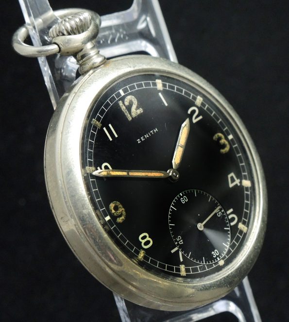 Rare Zenith Military Pocket Watch of the German Army wk2 ww2