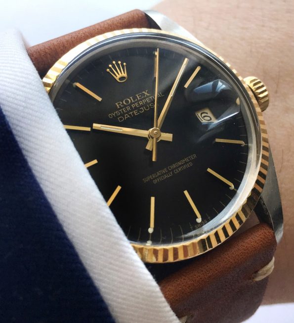 Full Set – Rolex Datejust 16013 with black dial